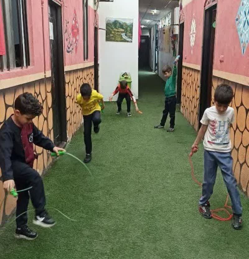 ایجاد انگیزه ط مثل   طناب  زنگ ورزش ( طناب زدن )